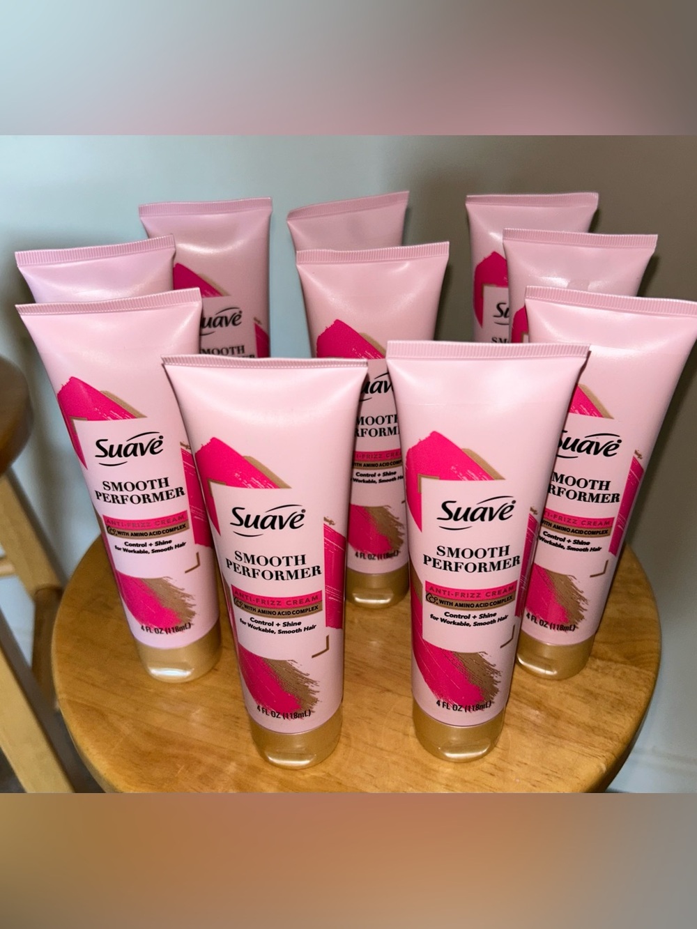 10 Suave Smooth Performer Anti-Frizz Styling Smoothing Cream Control Shine 4oz